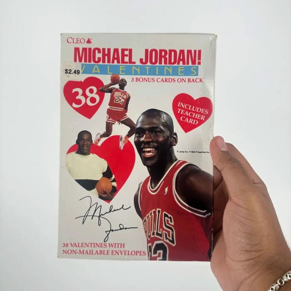 Vintage CLEO Michael Jordan Valentines 38 Cards SEALED
